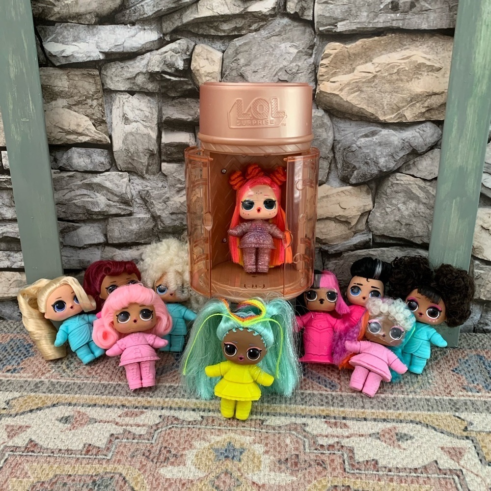 2018 Full Set 10 LOL Surprise Doll Makeover #Hairgoal Series Ultra Rare Complete - Picture 2 of 13